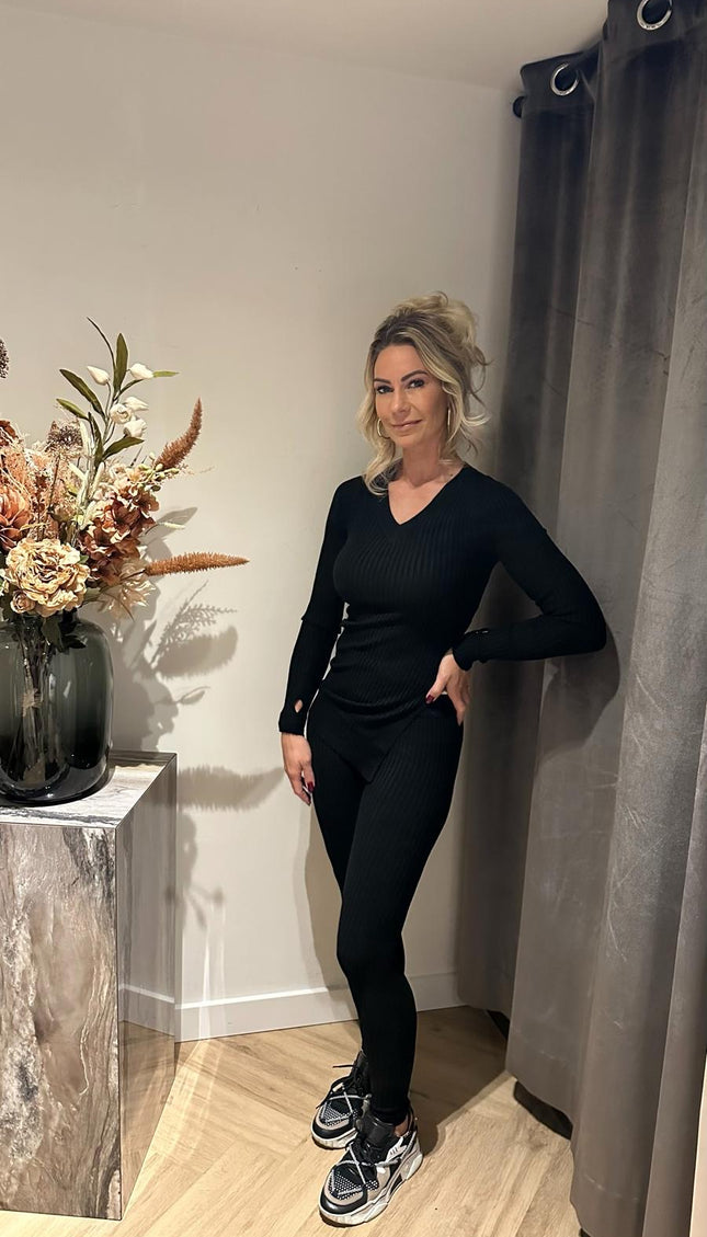 2 Delige Set Kayla Zwart