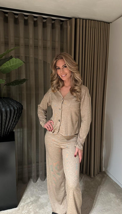 2 Delige Set Comfort Deluxe Beige