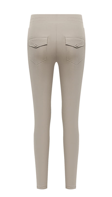 Triple Nine Broek Skinny Beige