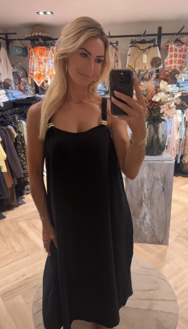 Jurk One Size Prsilala zwart