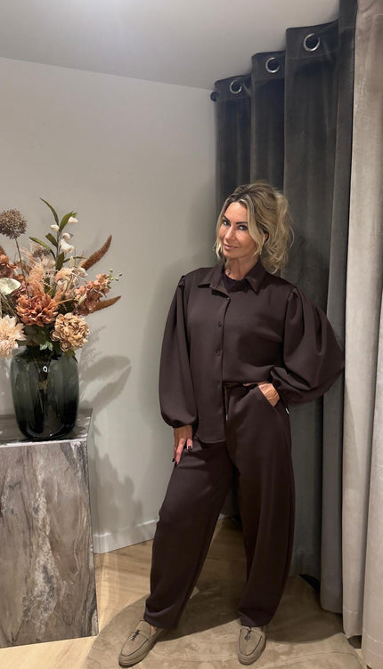 Blouse Festive Bruin