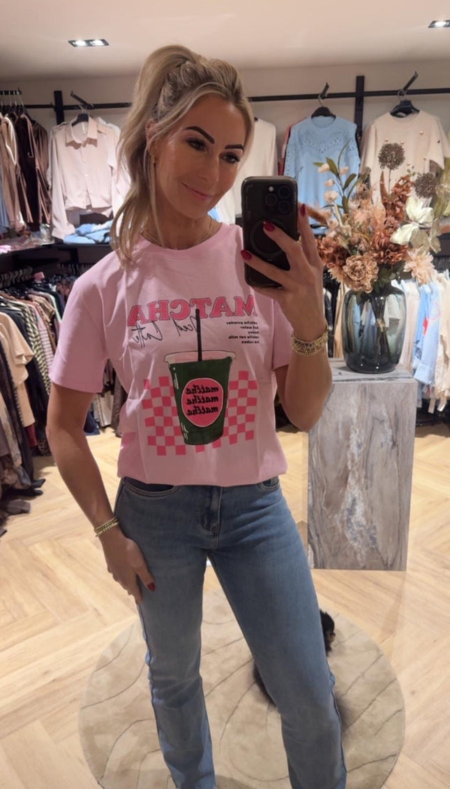 T- Shirt Matcha Pink