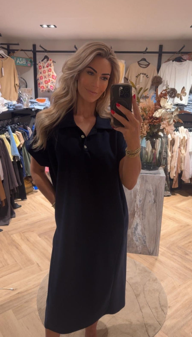 Polo Jurk Navy