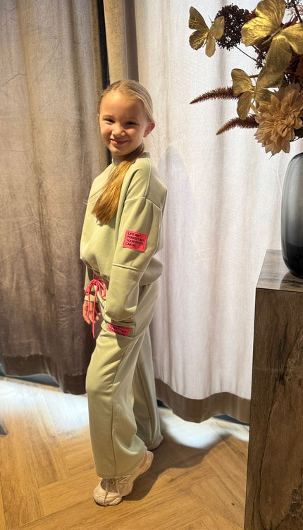 2 Delige Set Comfy Label Kids  Mint