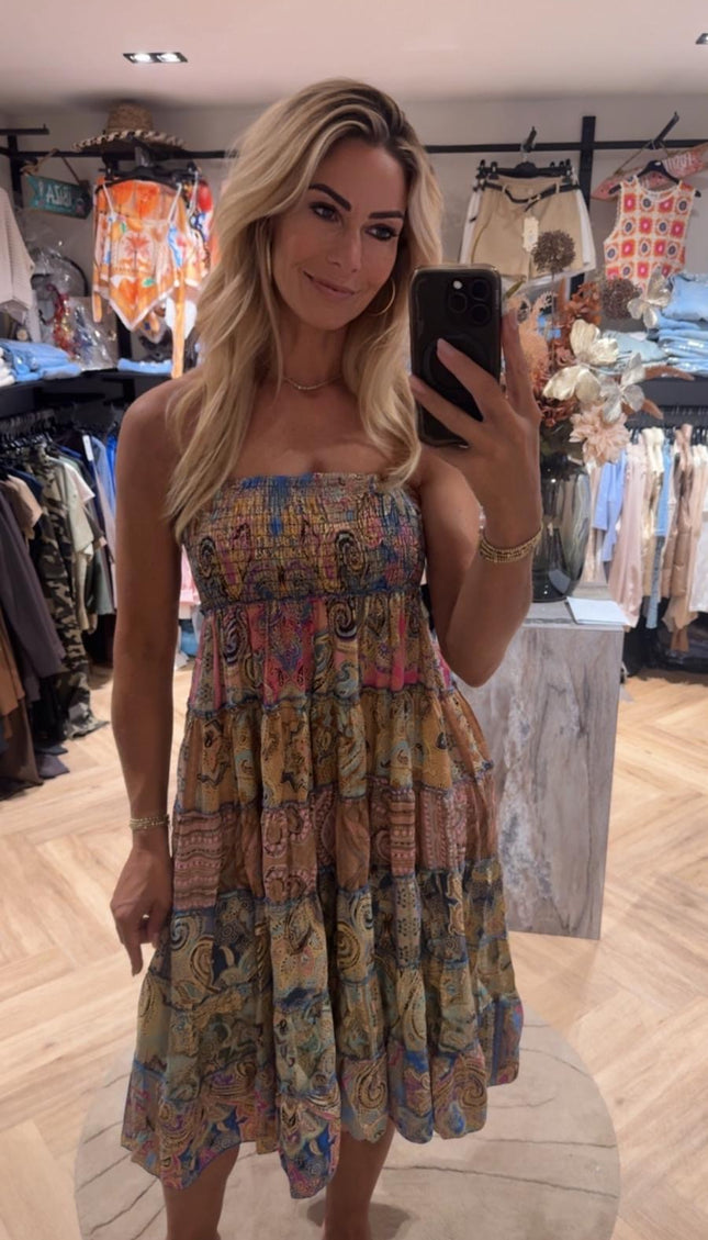 Jurk One Size unieke print Prsilala