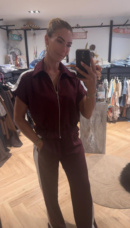 2 Delige Set Sporty Bordeaux PRE ORDER 1 WEEK