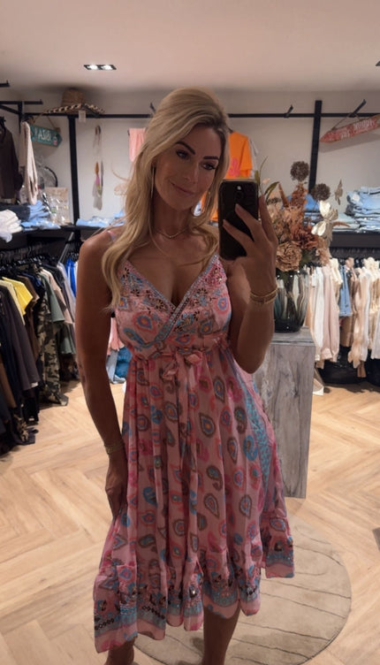 Jurkje Paisley - Roze