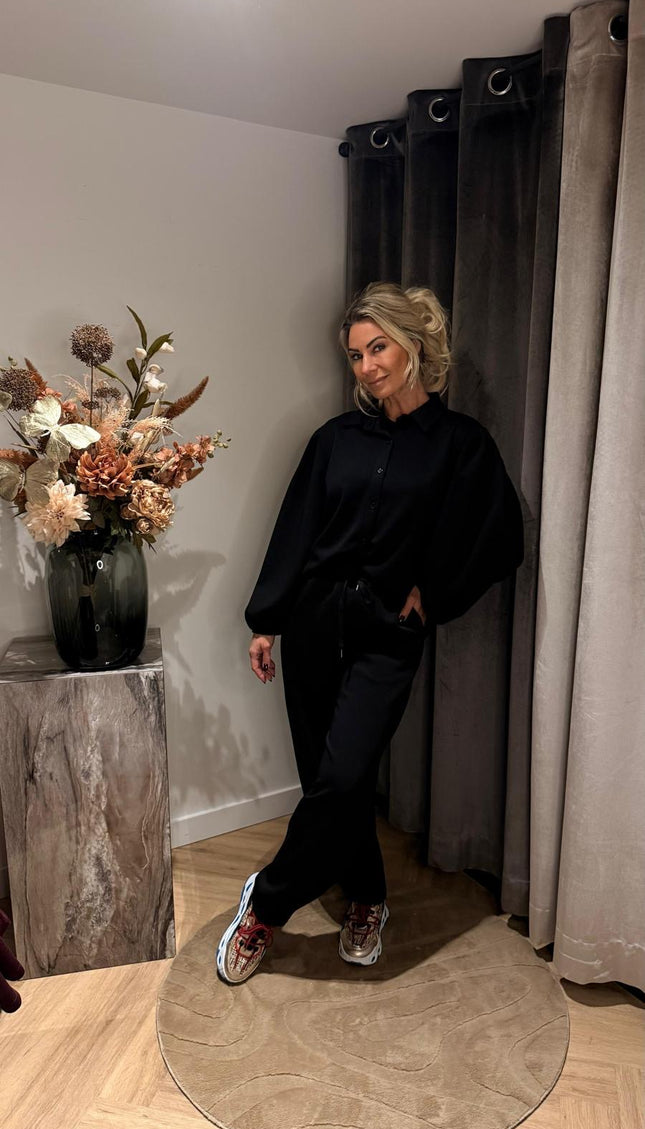 Blouse Festive Zwart