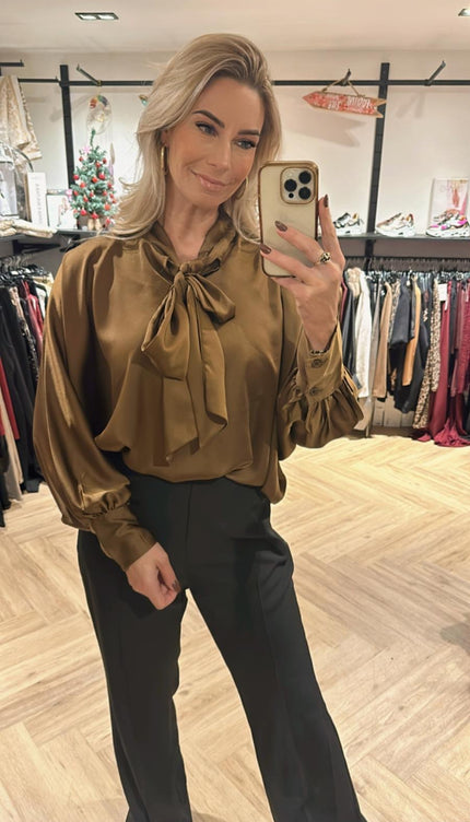 Blouse Bow Bronze