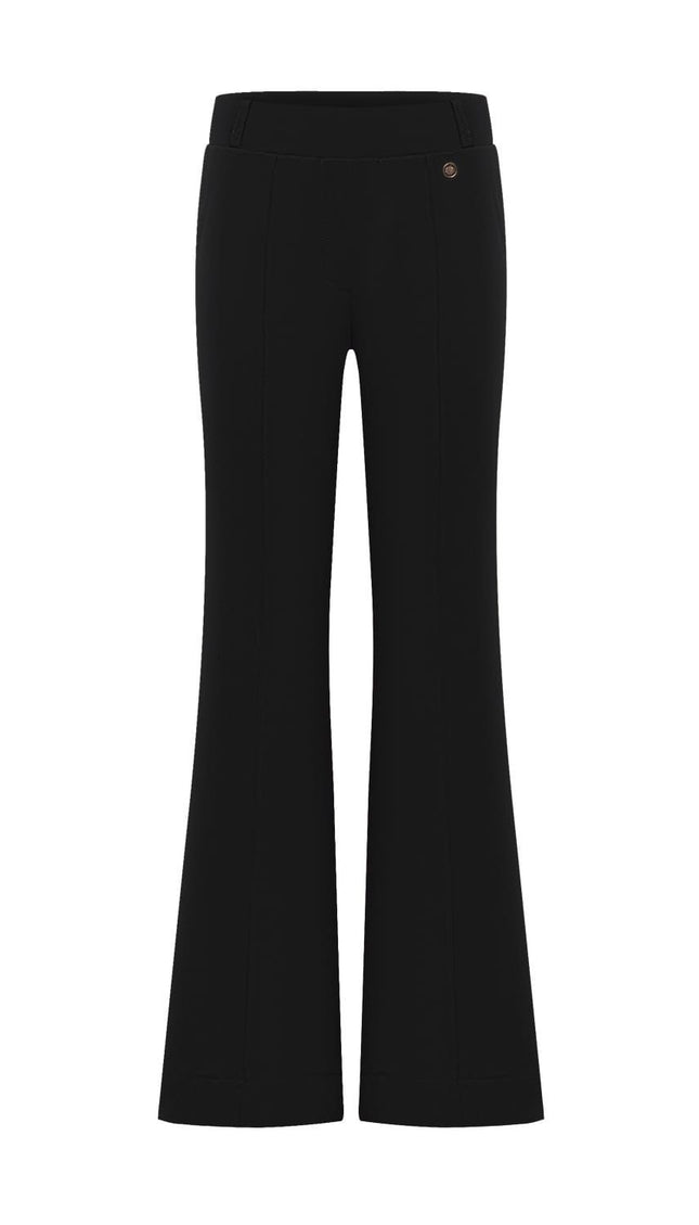 Triple Nine Broek Flared Leg Zwart