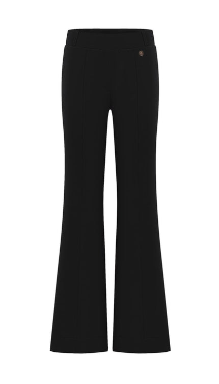 Triple Nine Broek Flared Leg Zwart