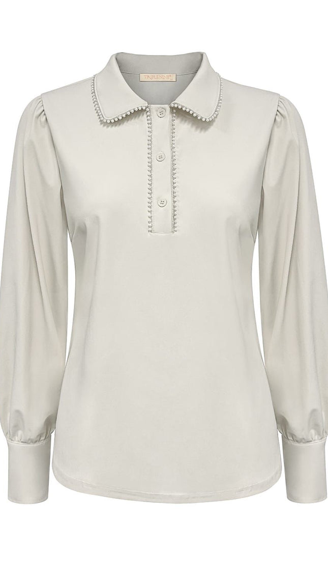 Triple Nine Parel Blouse Beige
