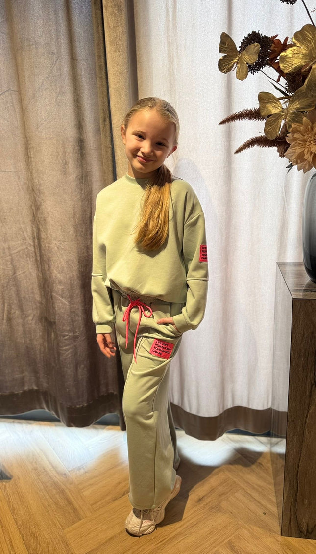 2 Delige Set Comfy Label Kids  Mint