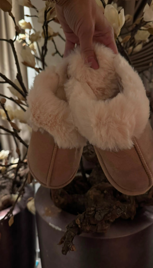 Fluffy Pantoffel – Bruin