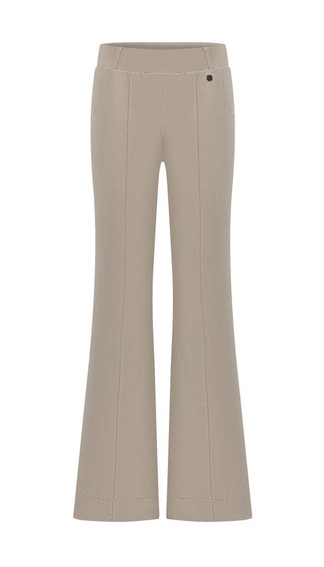 Triple Nine Broek Flared Leg Beige