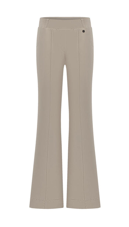 Triple Nine Broek Flared Leg Beige