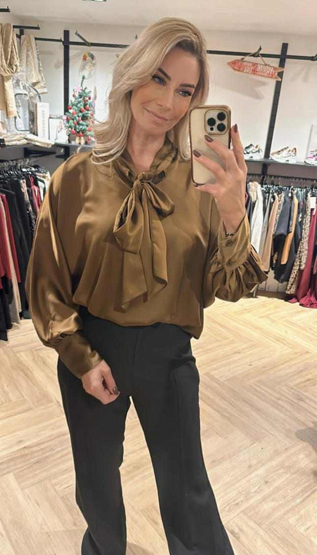 Blouse Bow Bronze