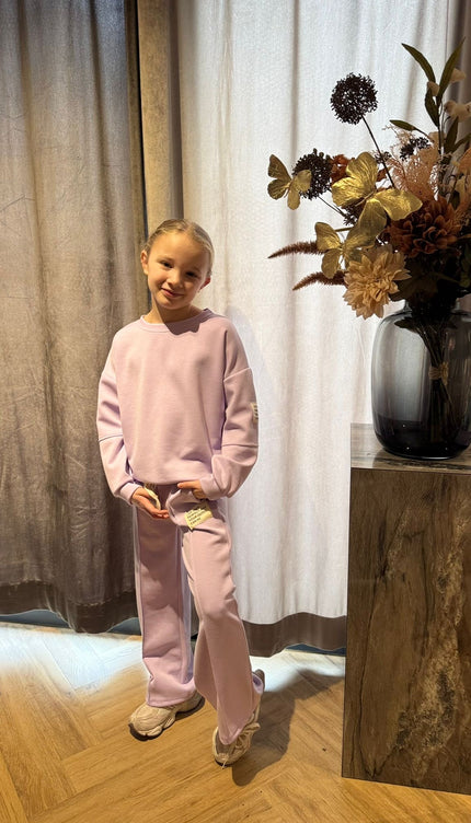 2 Delige Set Comfy Label Kids Lila