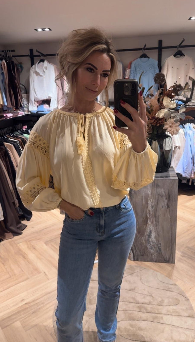 Tuniek / Blouse Ibiza Geel