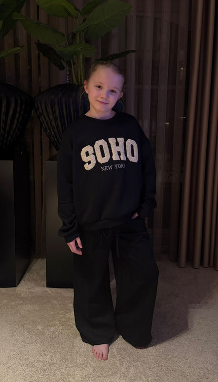 2 Delige Set Comfy Soho Zwart Kids