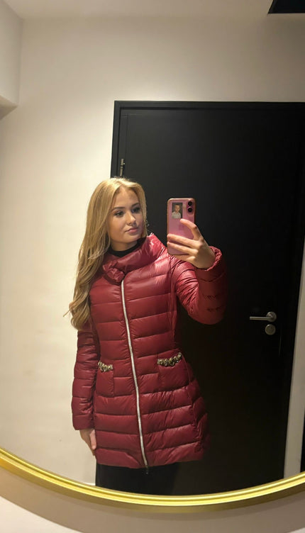 Montereggi Half Lange Jas Rood