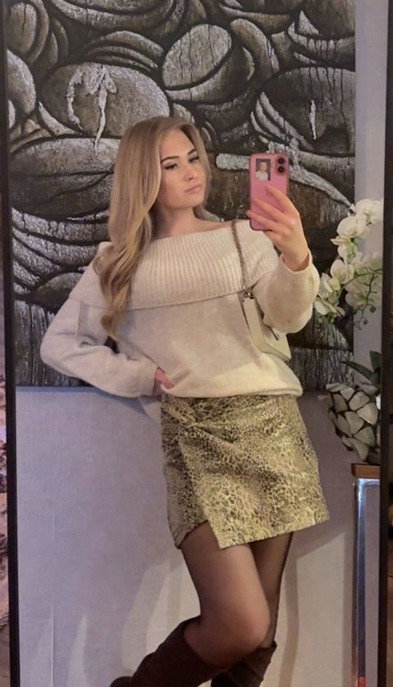 Skort Leopard Glam