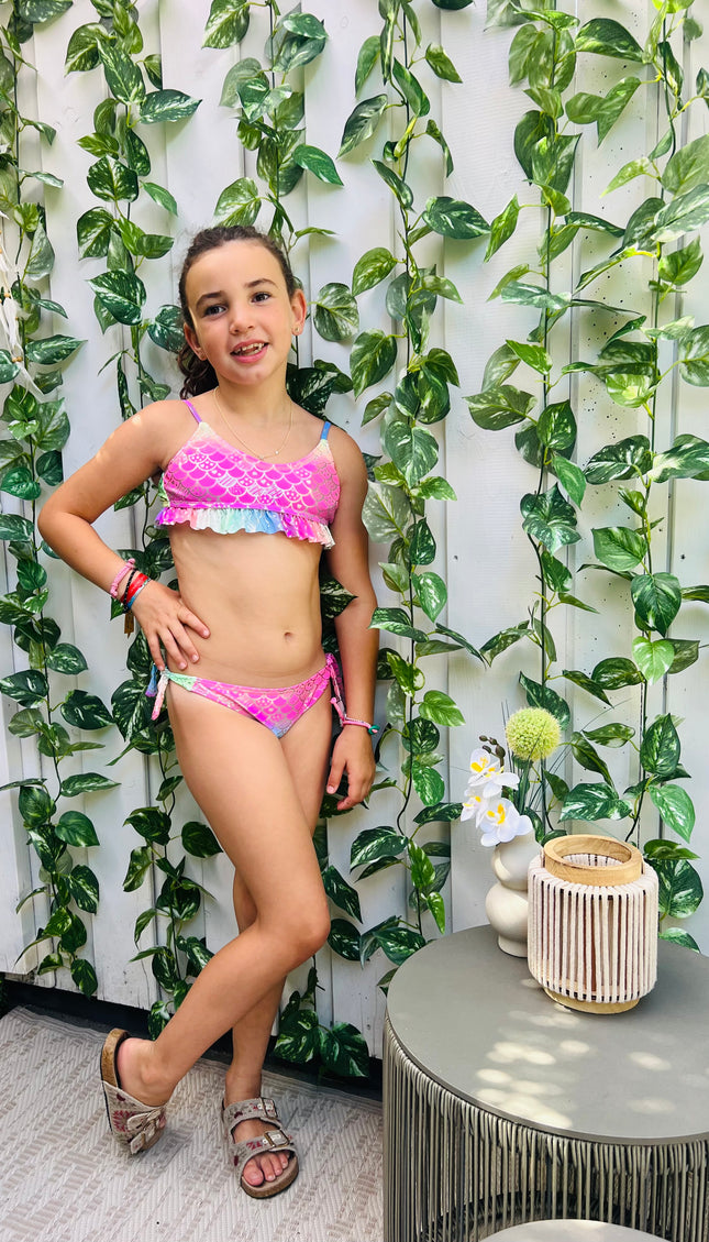 Meisjes Mermaid Bikini Roze