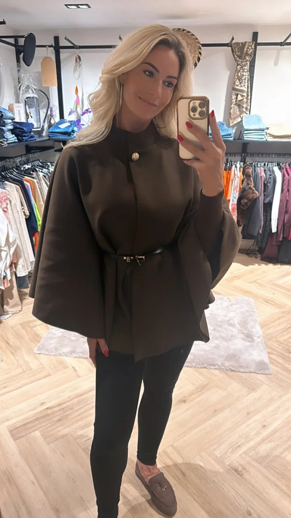 Choco Poncho Jacket