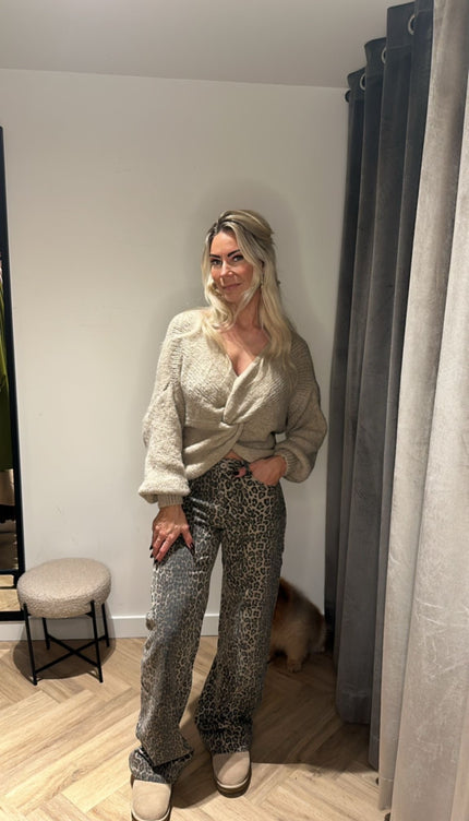 Wikkel Sweater Beige