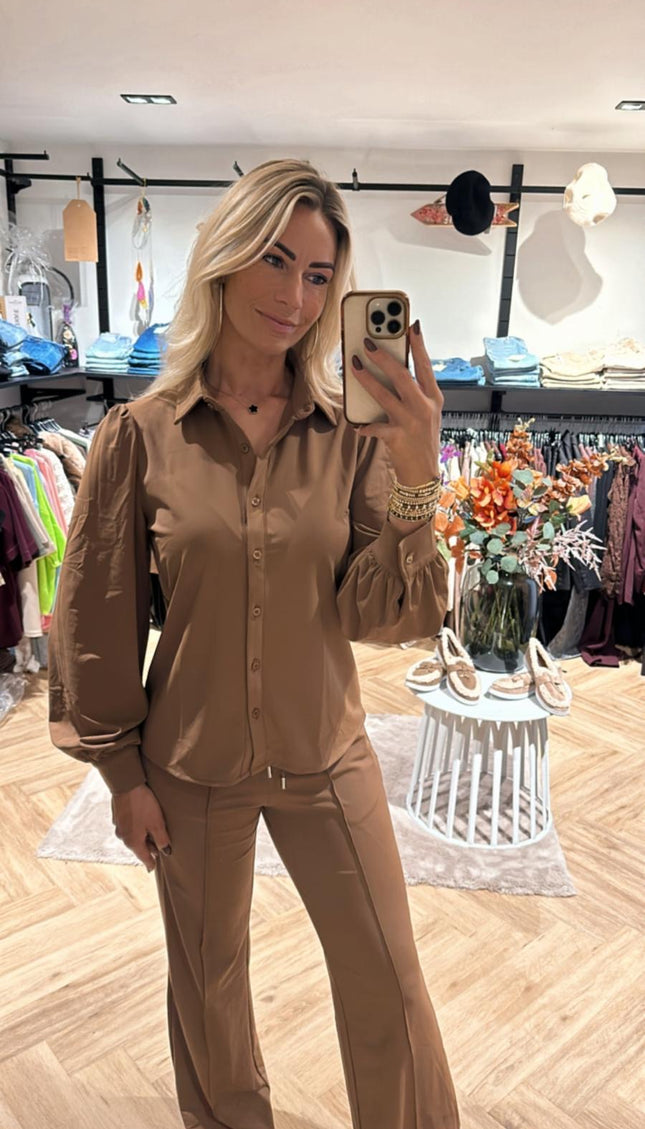 Azurro 2 Delig Travel Set Camel