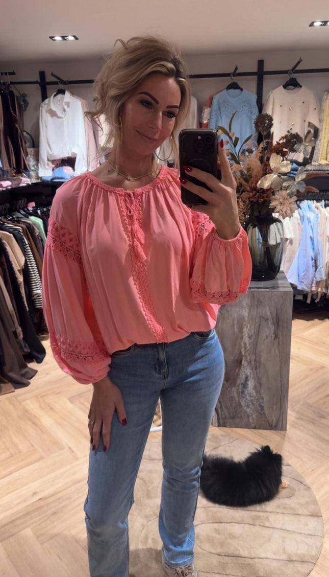 Tuniek / Blouse Ibiza Koraal