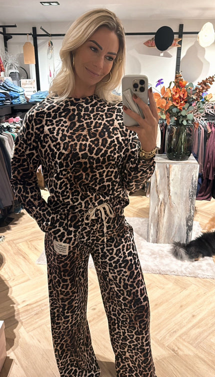2 Delige Set Comfy Leopard