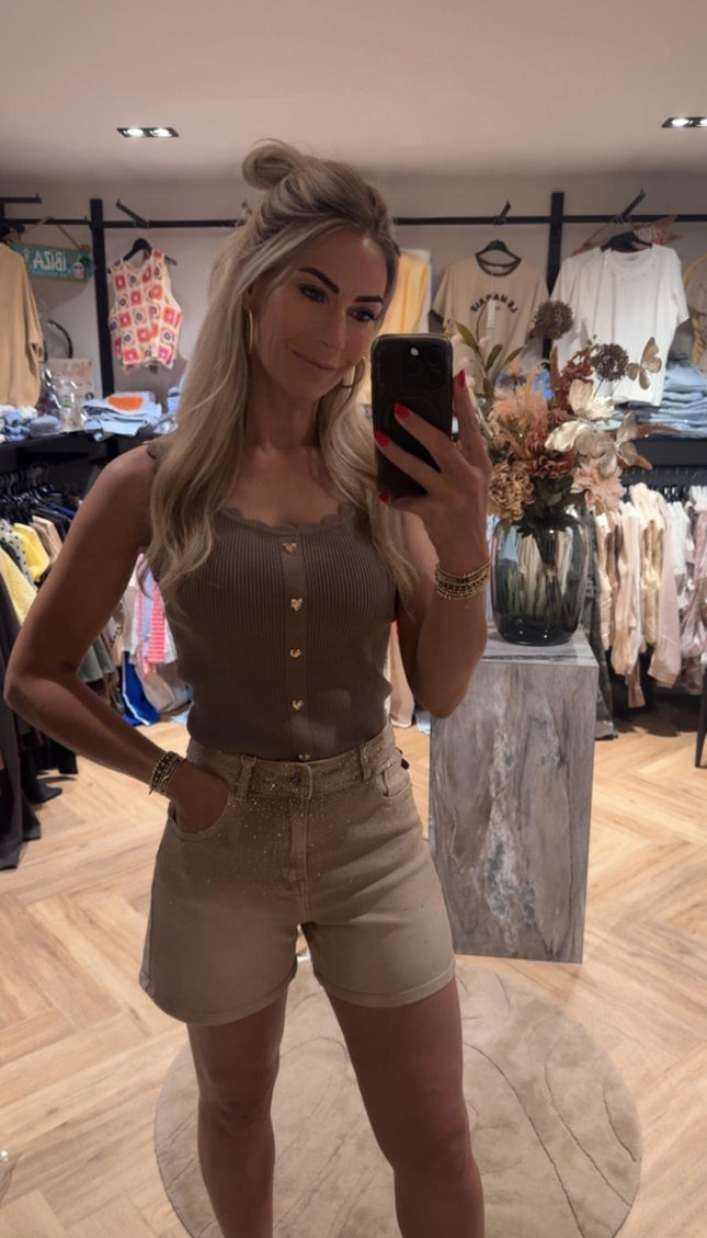 Hartjes Top Taupe