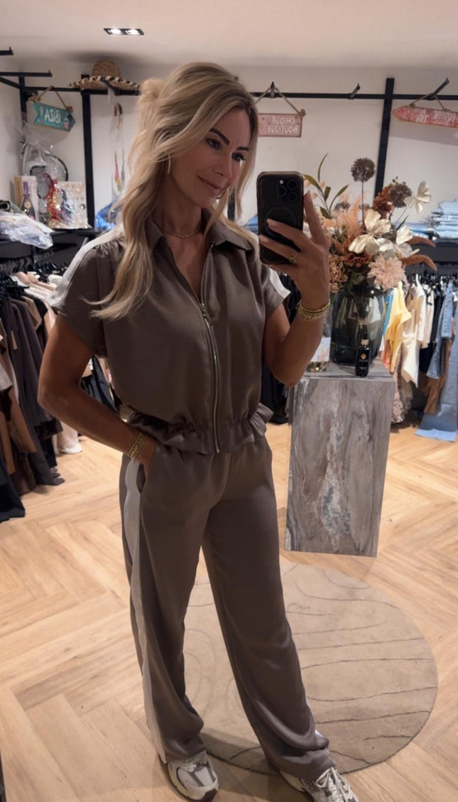 2 Delige Set Sporty Taupe