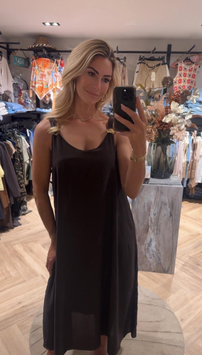 Jurk One Size Prsilala zwart
