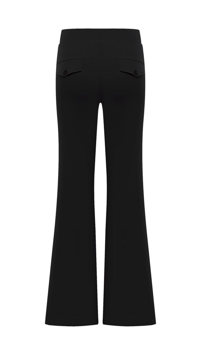 Triple Nine Broek Flared Leg Zwart