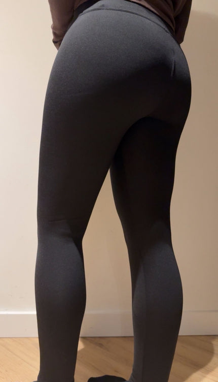 Fleece Legging Zwart
