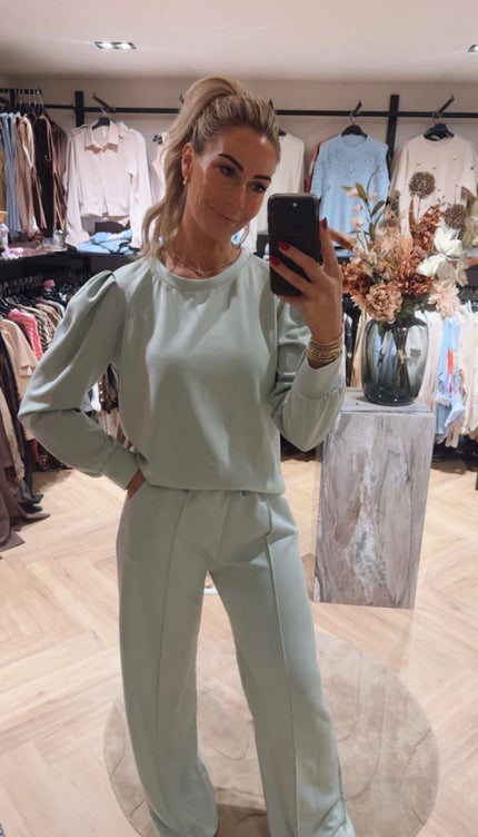 2 Delige Jogging Set Denie Mint