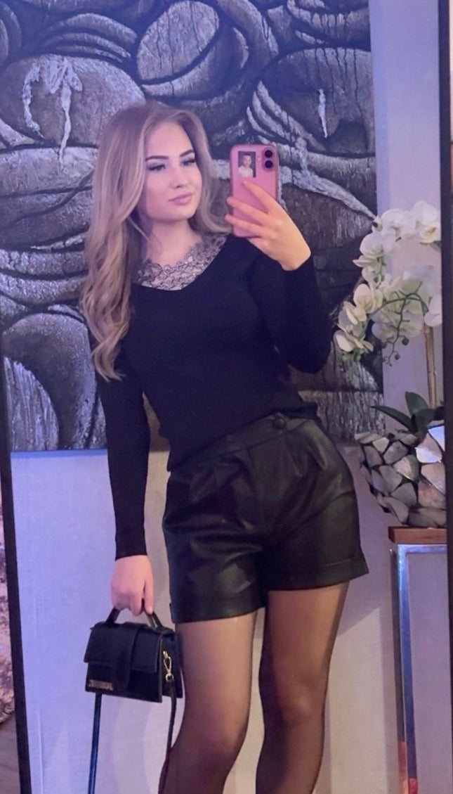 Zwarte Top Glamour It Is