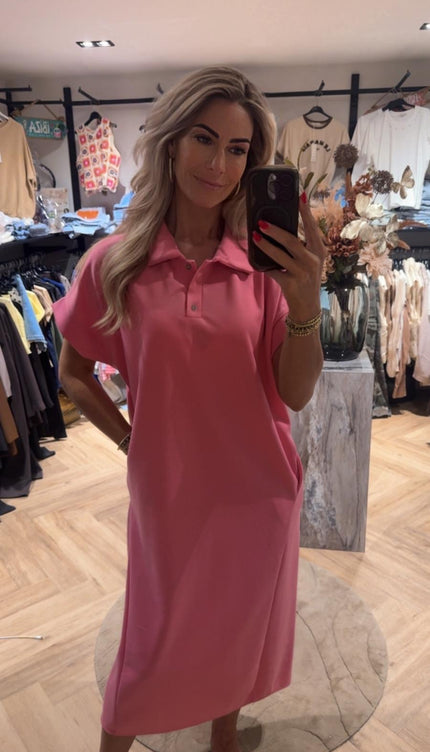 Polo Jurk Roze