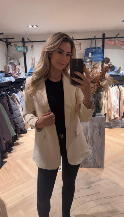 Oversized Blazer Beige