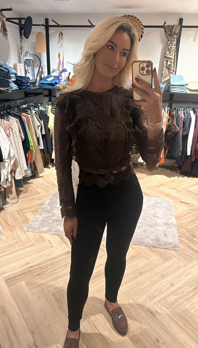 Top Lace Bruin