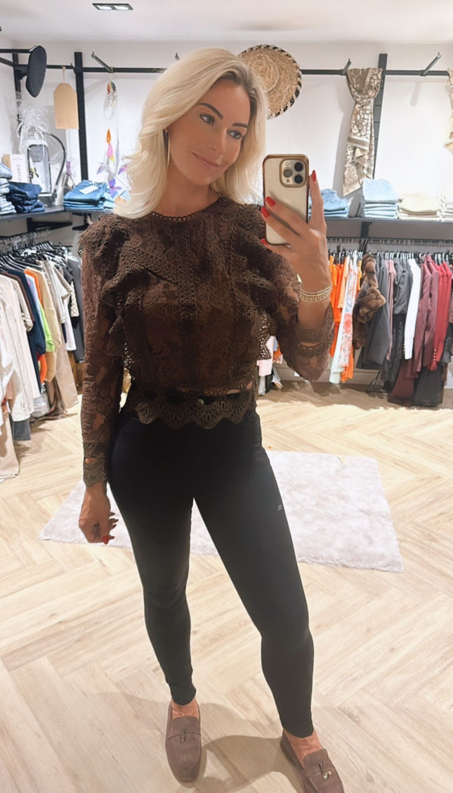 Top Lace Bruin
