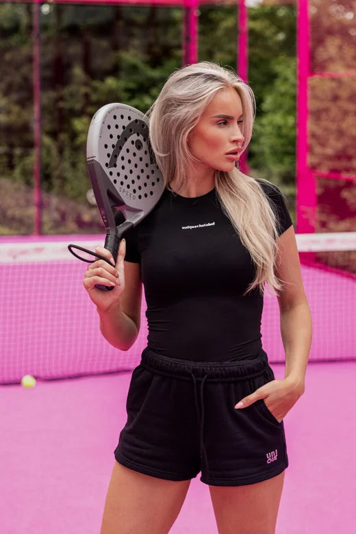 GISELLE SHORT SLEEVE - BLACK