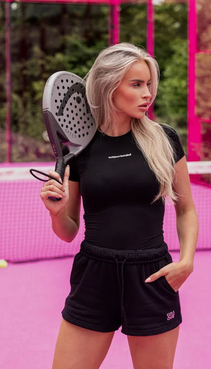GISELLE SHORT SLEEVE - BLACK