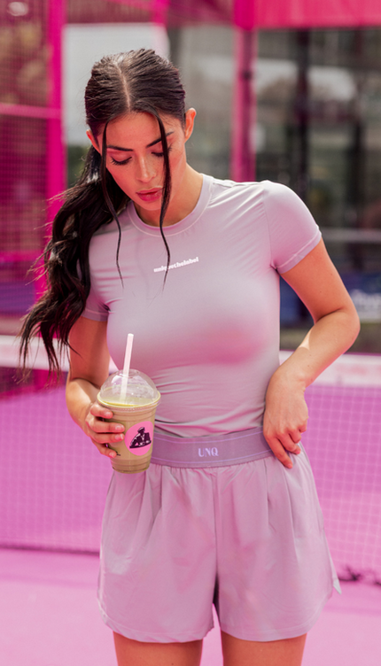 GISELLE SHORT SLEEVE - LIGHT GREY