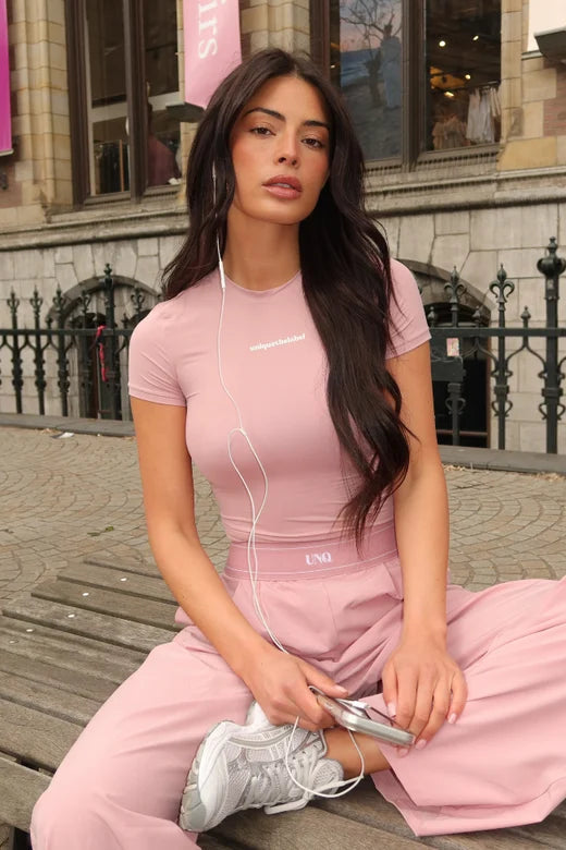 GISELLE SHORT SLEEVE - VINTAGE PINK